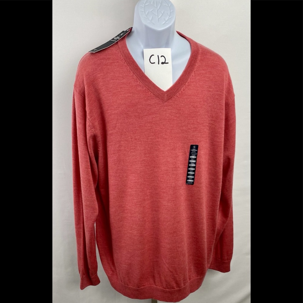 Hart Scaffner Marx Mens Sweater Long Sleeve 2XT